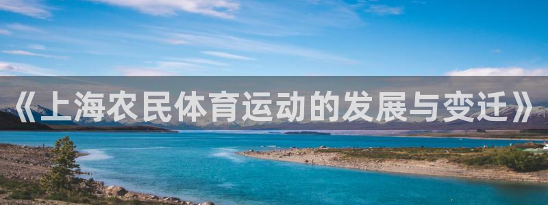 急速体育nba：《上海农民体育运动的发展与变迁》